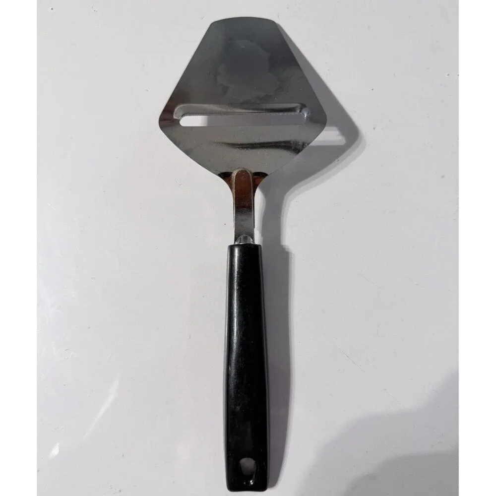 Vintage Ekco USA Cheese Plane Hand Slicer Black Plastic‎ Handle 9
